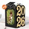 Big Dot of Happiness Black & Gold 2026 Graduation Photo Holder Centerpieces, 4x6 Picture Display Box, Table Centerpiece for Grad Party Decor, 8 Count